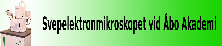 Svepelektronmikroskopet vid Åbo Akademi